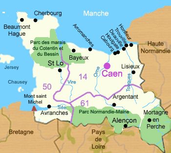 caen region basse normandie