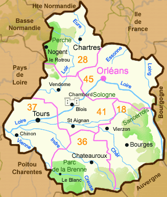 villes region centre