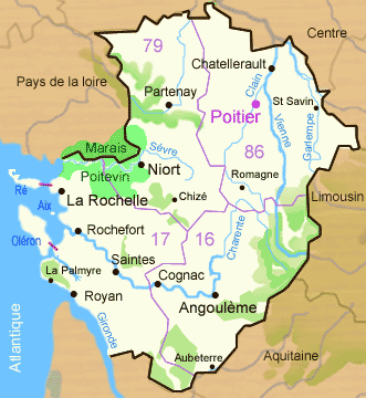 poitou charentes région