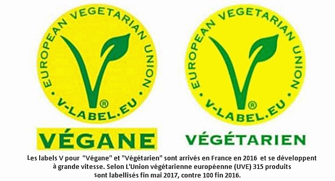 Logo végane et végétarien de l'UVE